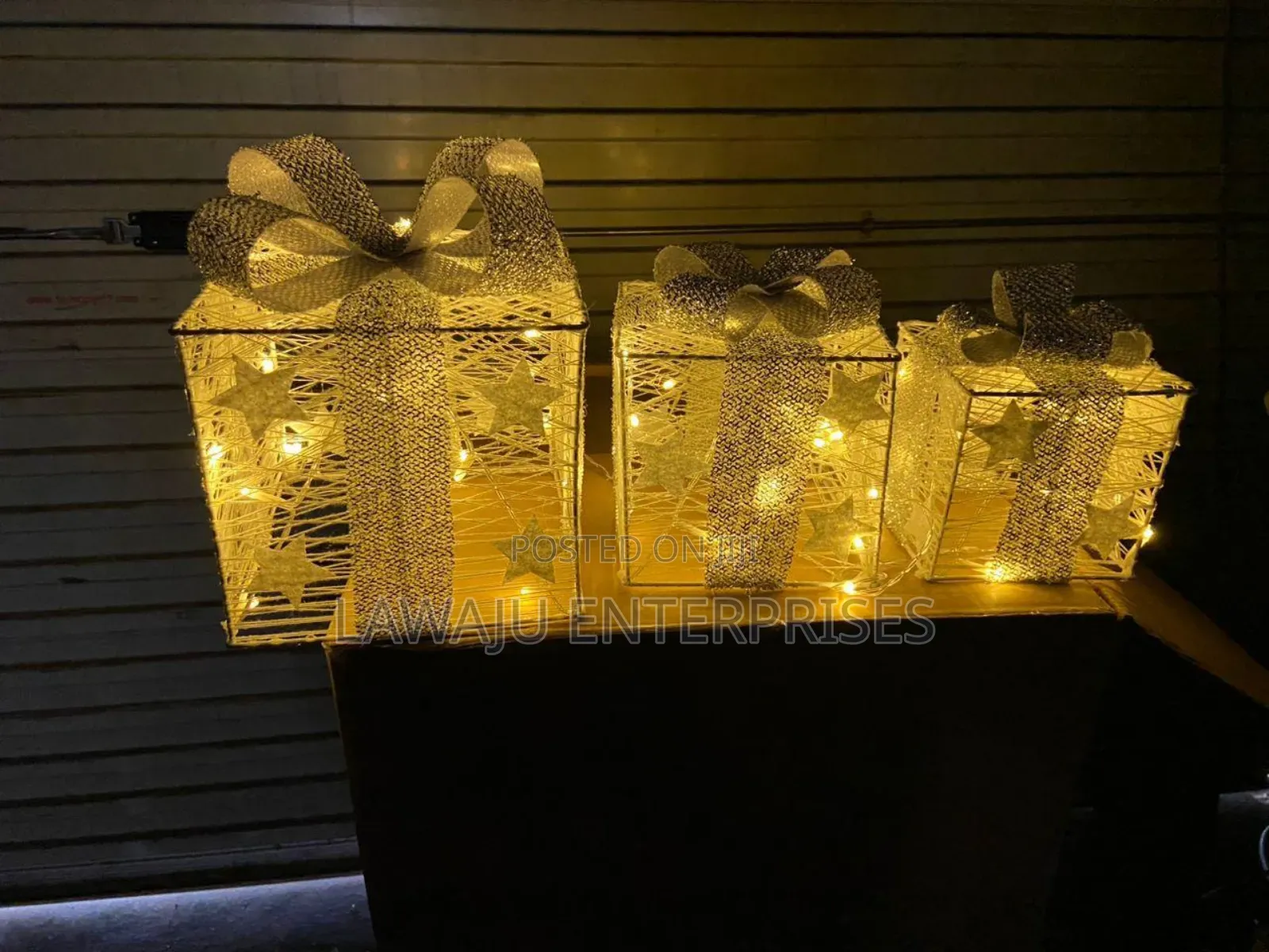 Lighted Gift Boxes