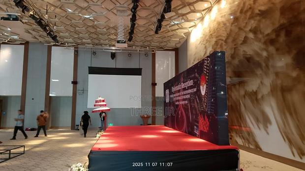 Stage Panels for Hire Available With Red Carpet - main view