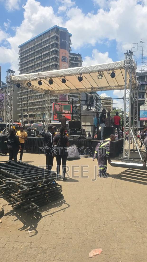 CBD Stage With Canopy Set Up for Hire Available - thumbnail 2