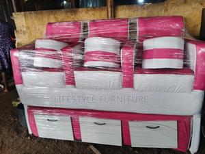 Pink Pedicure Bench - thumbnail 2