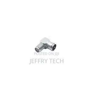 F Female X F Male 90° Threaded Metal Nickel Quick Coupling