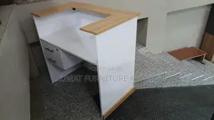 1.6m Office Reception White Desk