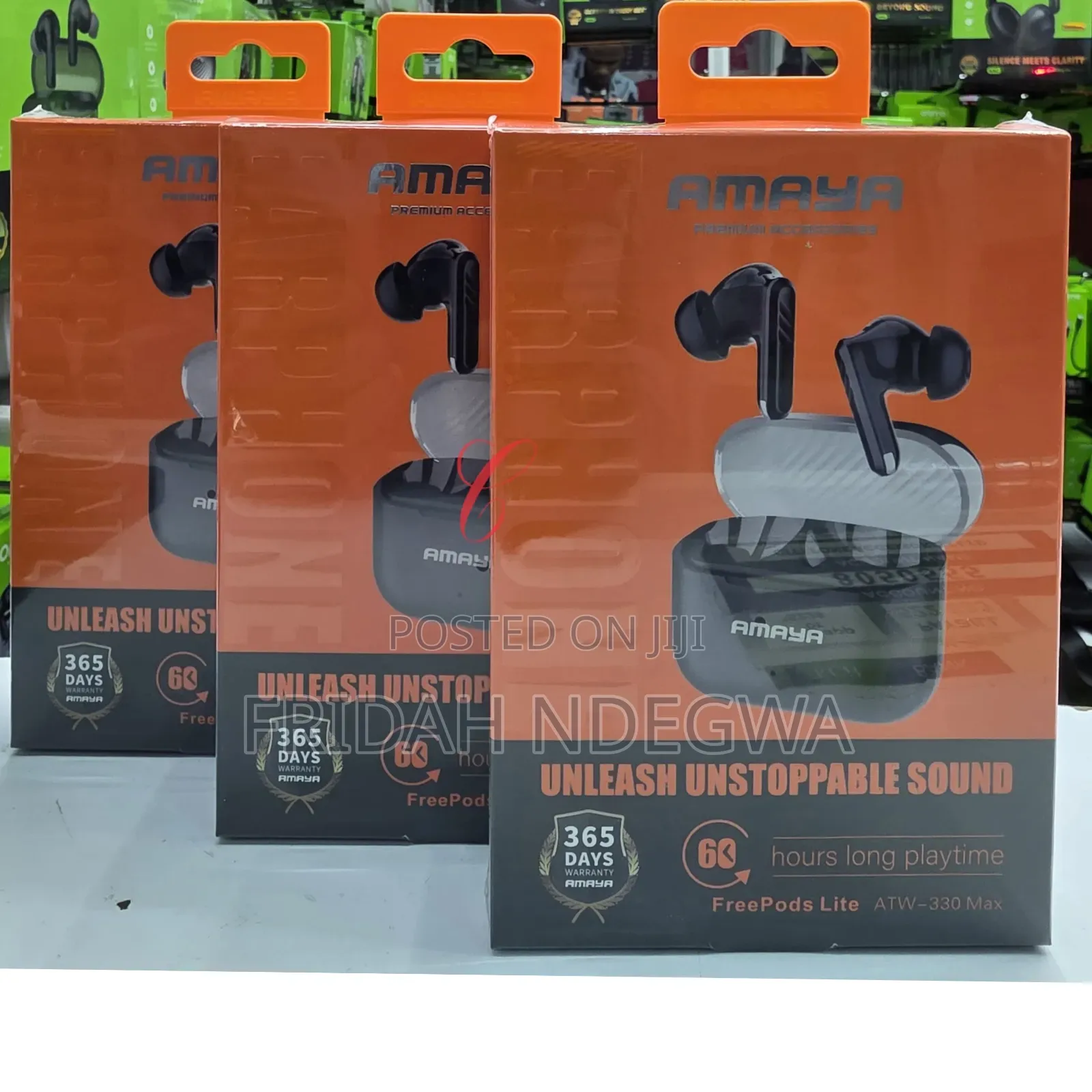 Amaya *Freepods Lite* Atw-330 Max 60hrs Long Playtime Earbud