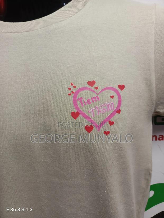 Plain Beige T-Shirt - thumbnail 4