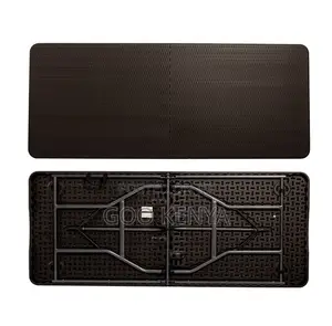 Home Table; Long Rectangular Foldable Plastic Table for Outdoor Use