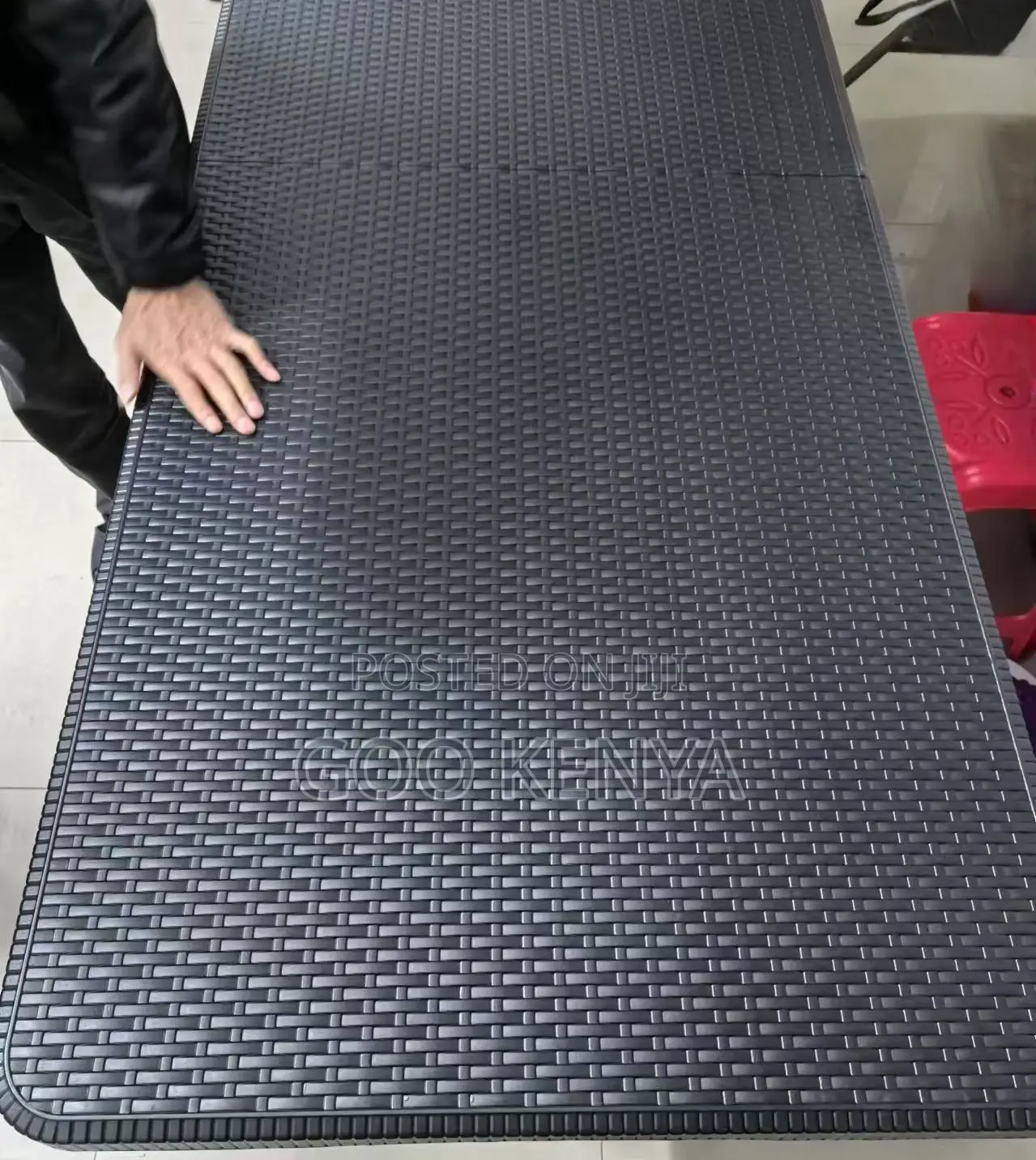 Home Table; Long Rectangular Foldable Plastic Table for Outdoor Use