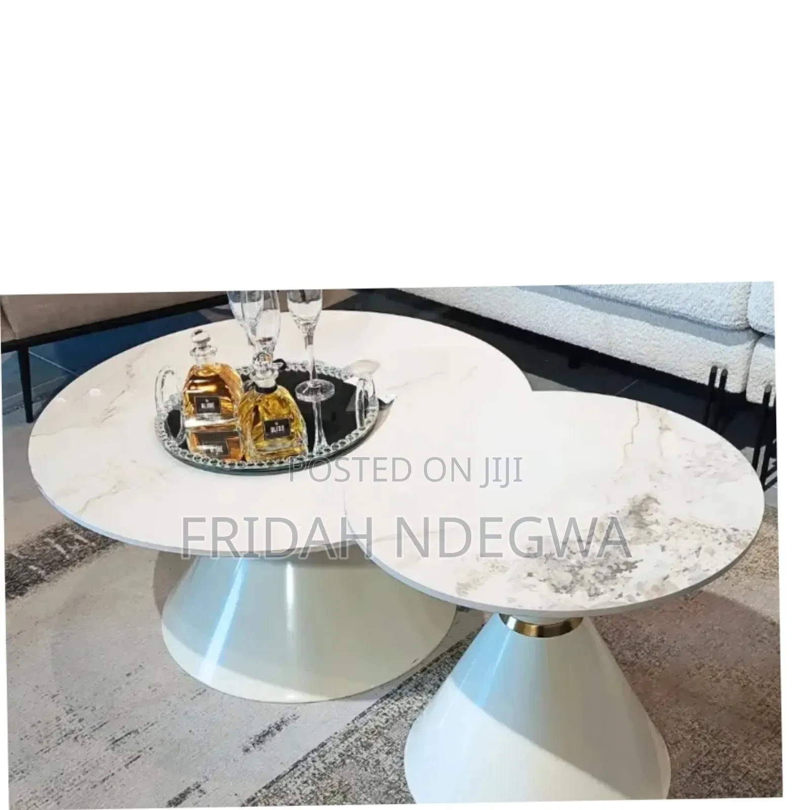 *2 in 1 Pure Marble Coffee Table*