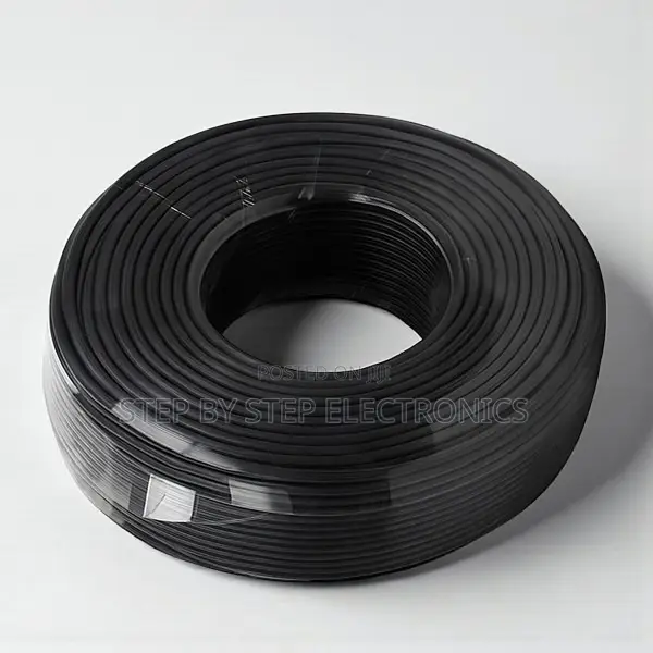 Quality Assured 2.5mm Black Solid Core Domestic Cable