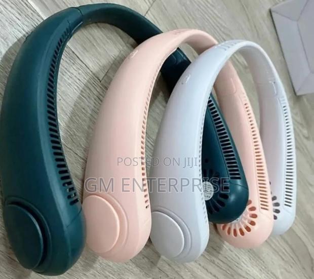 Portable Rechargeable Neck Hanging Usb Fan