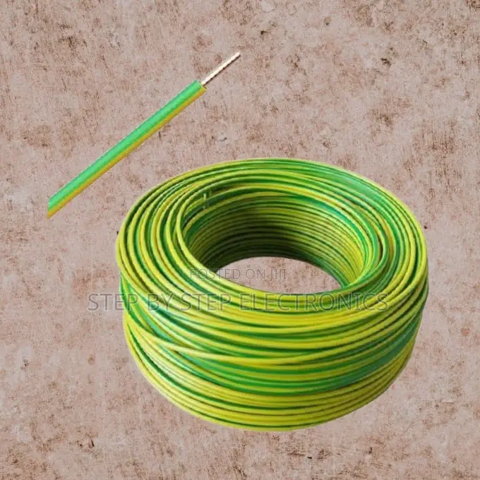 Quality 2.5mm Yellow Green Flame Retardant Electrical Wire PVC