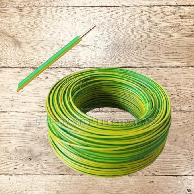 2.5mm Yellow Green PVC Electrical Cable for Indoor Wiring Use