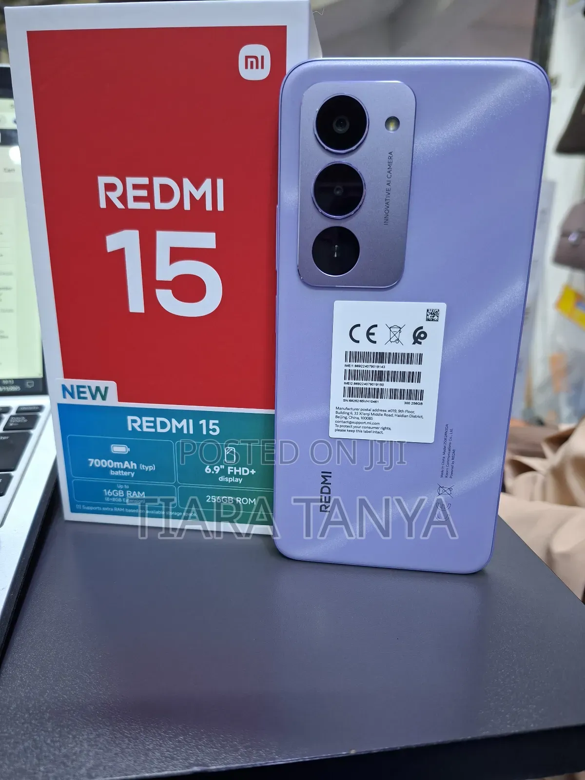 New Xiaomi Redmi 15C 4G 256 GB Purple