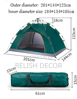 4 People Outdoor Camping Tent