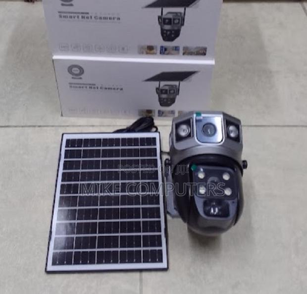 2-Lens 4g Solar Security Camera V380 Pro Outdoor PTZ Solared CCTV