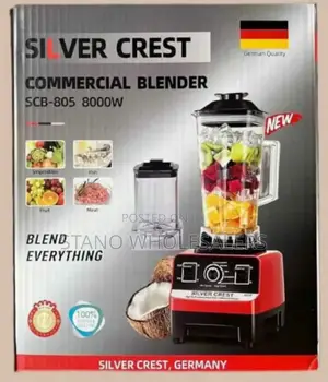 Powerful Silvercrest Commercial Blender 8000w