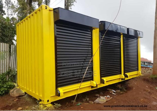 Commercial Container Stalls/Shops-3doors - main view