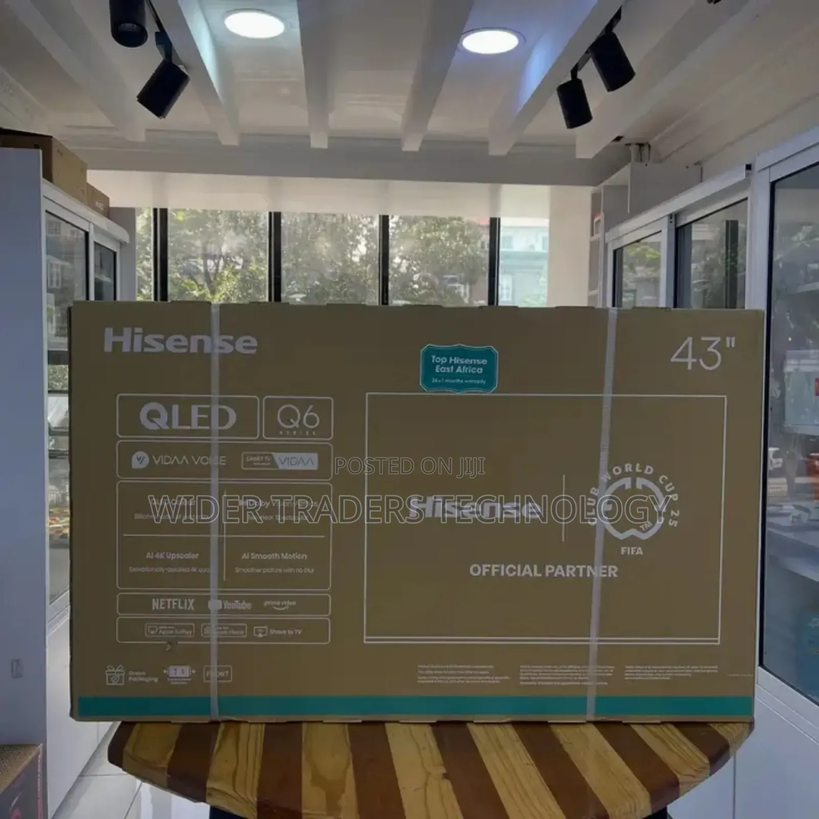 Hisense 43-Inch Qled Q6 Vidaa Smart Tv