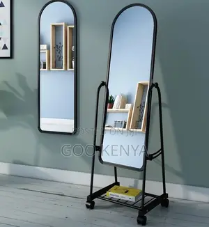Home Mirror; Movable Dressing Mirror With Arch Design for Bedroom