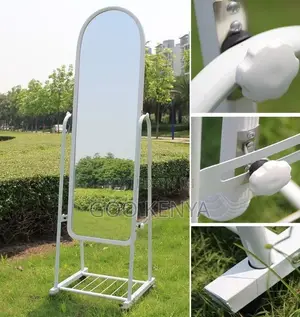 Home Mirror; Movable Dressing Mirror With Arch Design for Bedroom