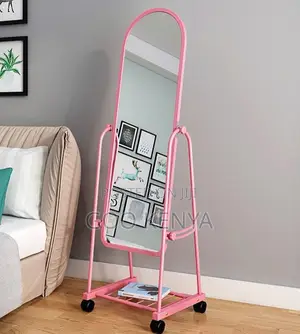 Home Mirror; Movable Dressing Mirror With Arch Design for Bedroom