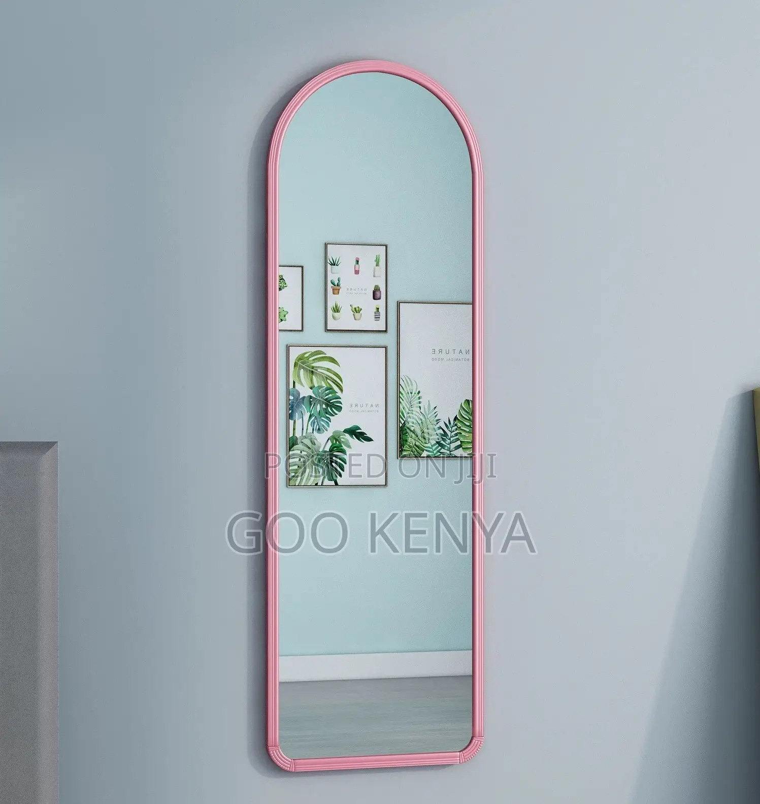 Home Mirror; Movable Dressing Mirror With Arch Design for Bedroom