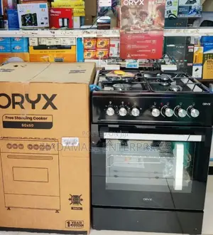 Mika Oryx 60*60 3 Gas Pool Jet Burners + 1 Rapid Hot Plate 4 Full Blac