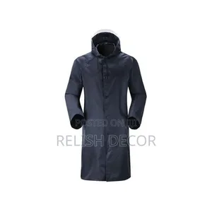 Unisex Waterproof Raincoat Long Trench Coat Jacket Adults