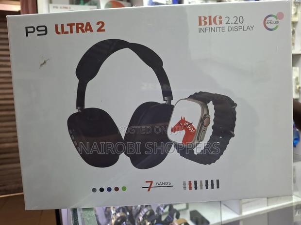 P9 Ultra 2 Smart Watch With Headphones