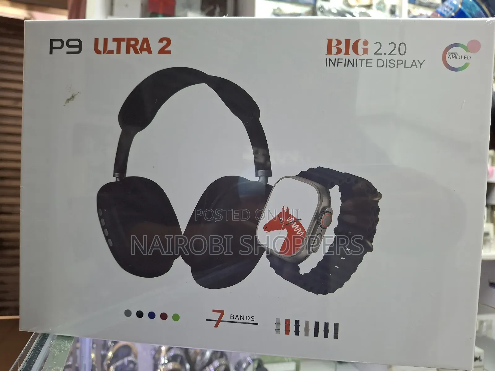 P9 Ultra 2 Smart Watch With Headphones