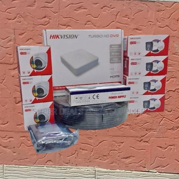 8 Smart Hybrid Colored Night Vision Hikvision DVR System With Audio