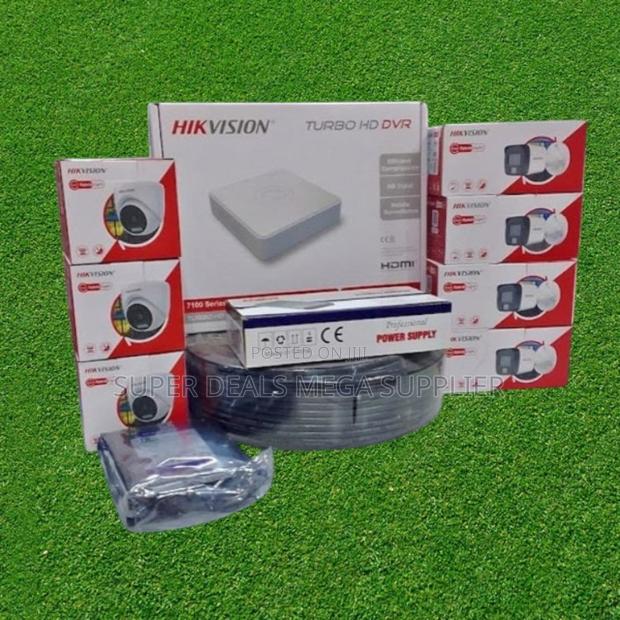 8 Smart Hybrid Colored Night Vision Hikvision 2mp Full Hd DVR Set