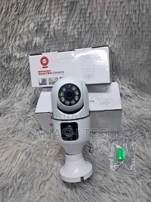 Secured New Wifi Dual Lens Bulb PTZ Camera
