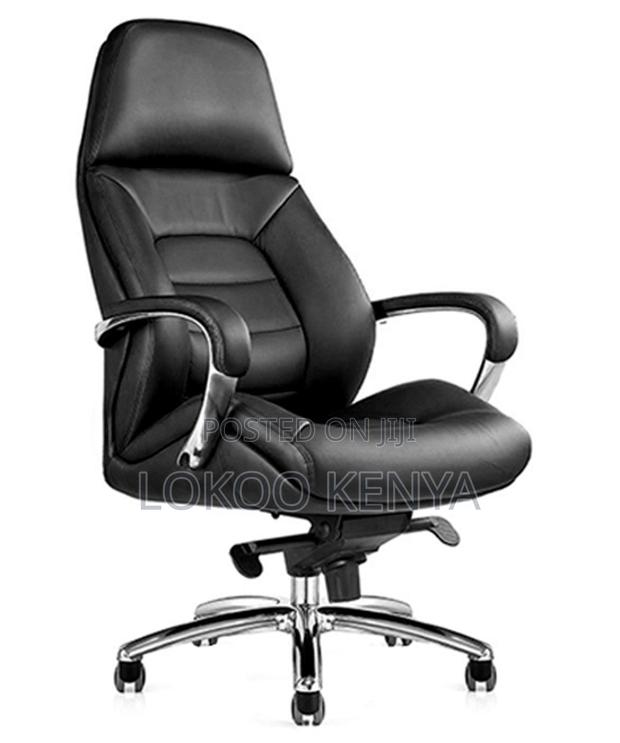 Office Chair; Ergonomic Swivel High Back Executive Manager's Seat - thumbnail 3