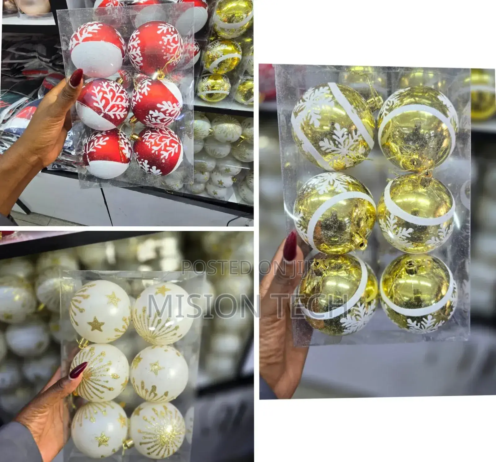 *6pc Set Christmas Ball*
 