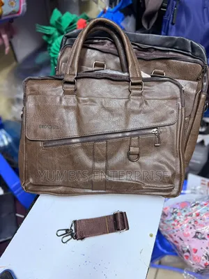 Leather Laptop Shoulder Bag