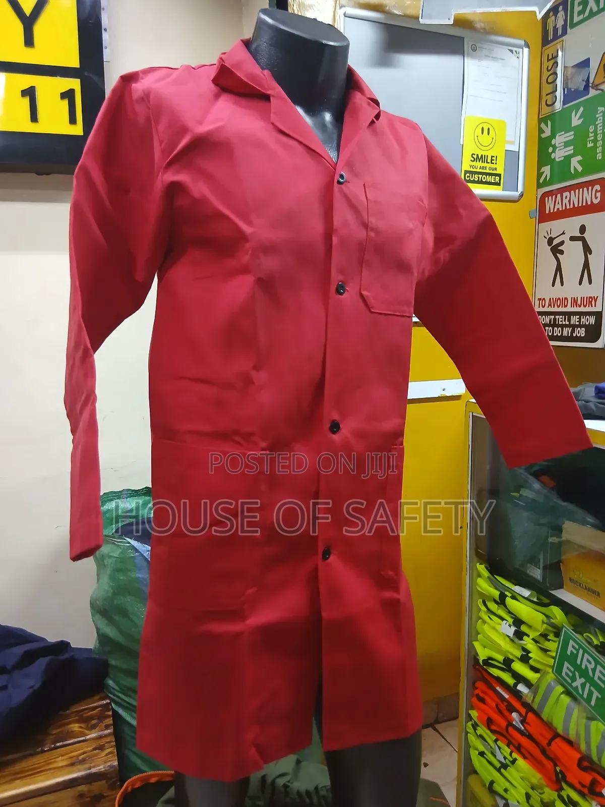 Red Small Size Dust Coats