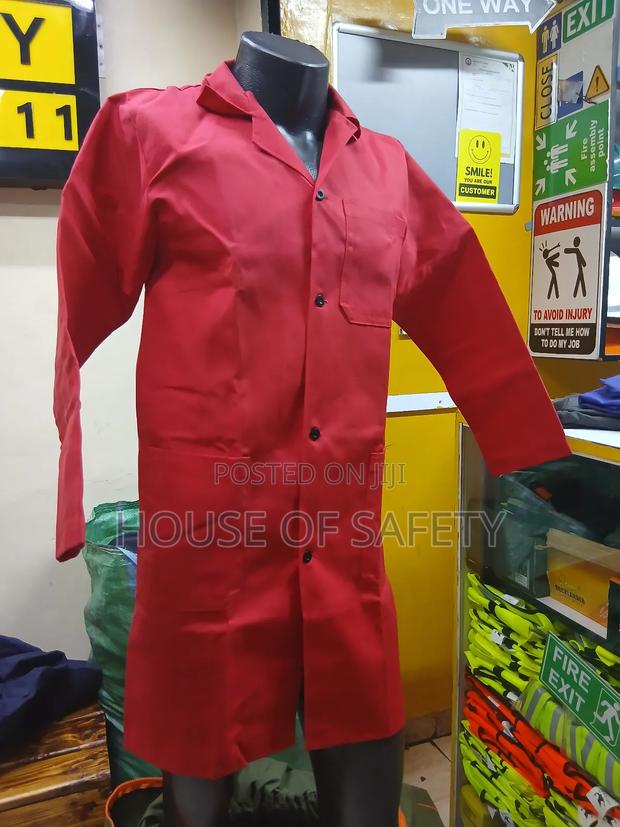 Industrial Red Dust Coats Full Length - main view