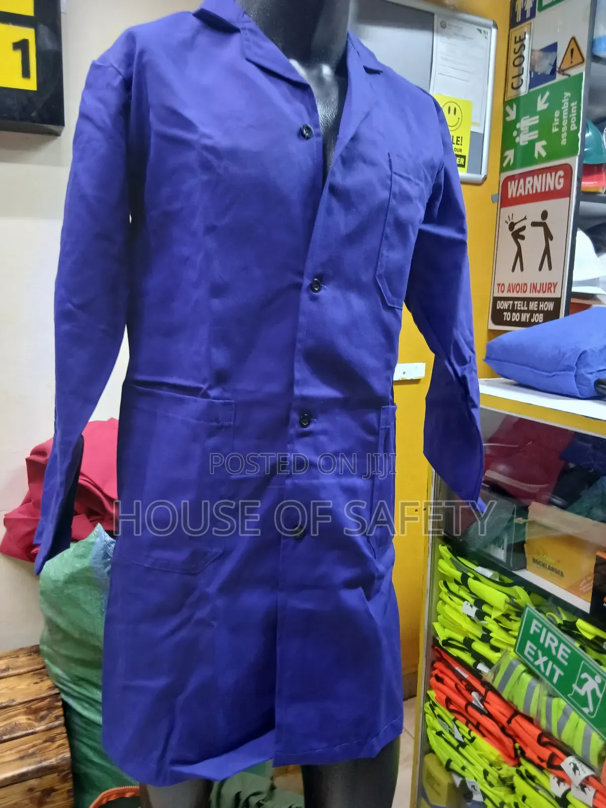 Large Blue Dust Coats