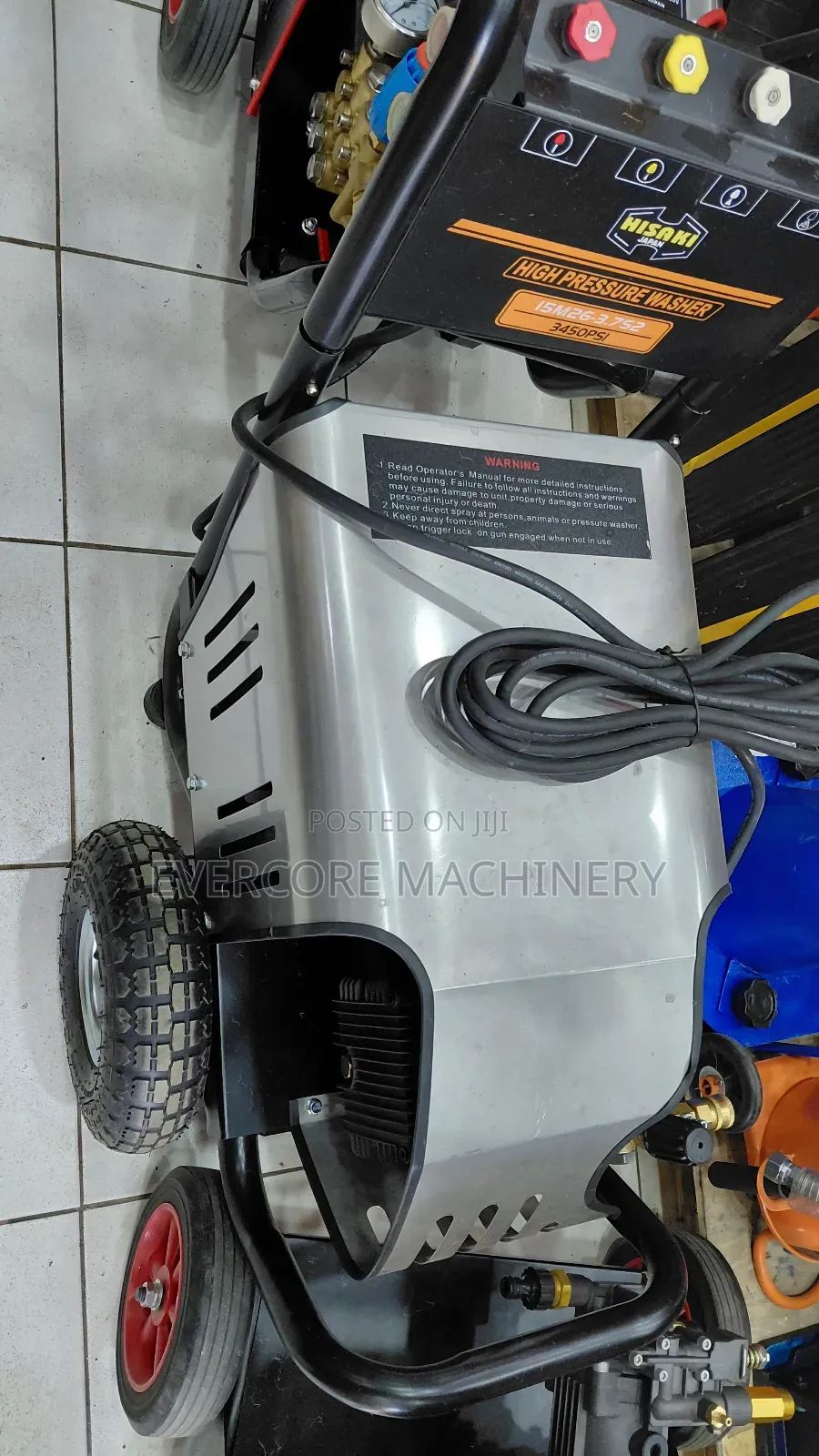 Hisaki Japan 3450psi Eelectric Carwash Machine.