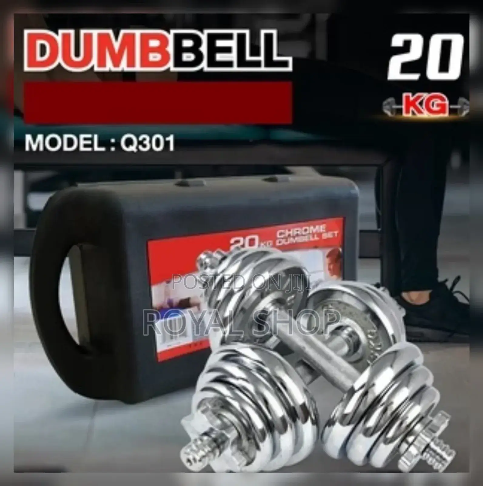 Chrome Dumbbell 20 Kg