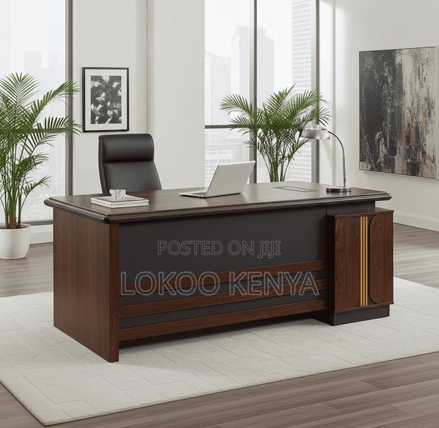 Office Desk; Rectangular Wooden Executive Boss's Working Office Desk