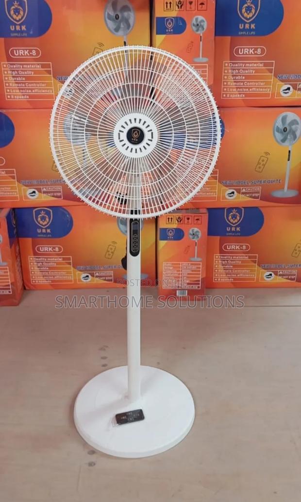 Remote Controlled Urk 16" Modern Standing Quiet Fan