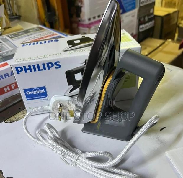 Philips Dry Iron Box Speed, Shaped, Soleplated - main view