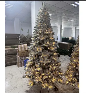Snow Flocked Christmas Tree