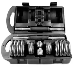 6 in 1 30kg Chrome Dumbbells
