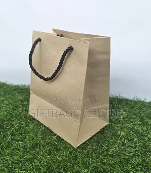 Khaki Brown Gift Bag