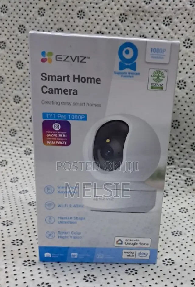 Smart Ezviz Wi-Fi Pan Tilt Camera Ty1 Camera’S 360-Degree