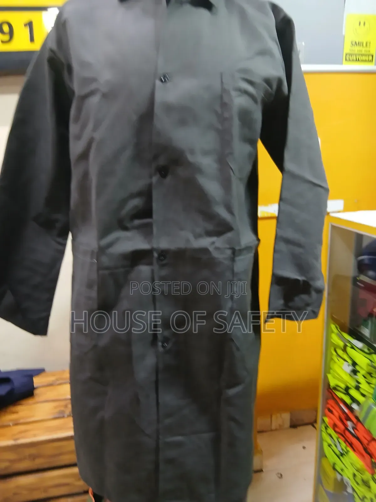 Dark Grey Large Dustcoat