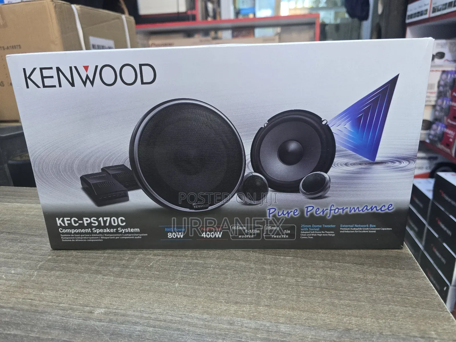 Kenwood 400watts Component Speakers KFC-Ps170c- A Pair