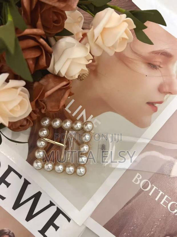 Gold Silver Clear Ladies Belts - thumbnail 4